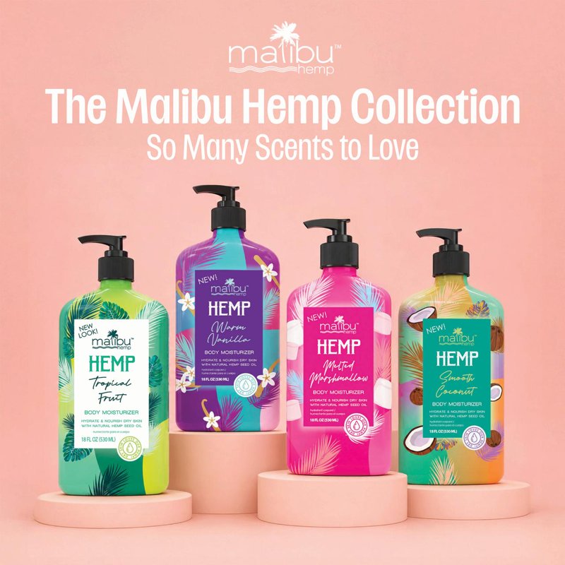 Melted Marshmallow Hemp Seed Oil Body Moisturizer - 18oz