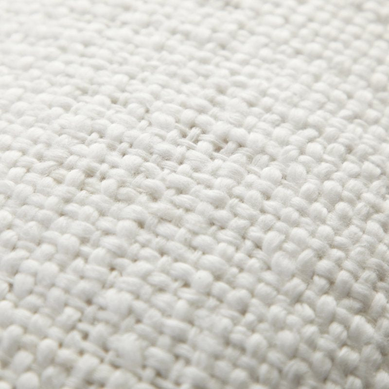 White Boucle Oblong Decorative Throw Pillow with Fringe - 14x24in, 2 Pack