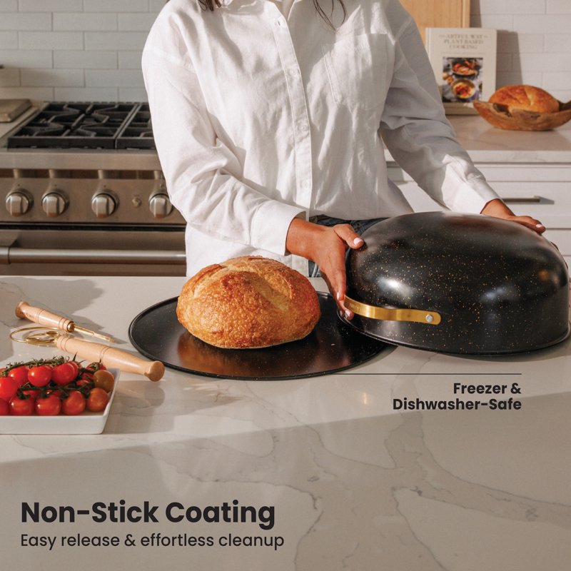 Non-Stick Bread Pan Set with Domed Lid - 2-Piece