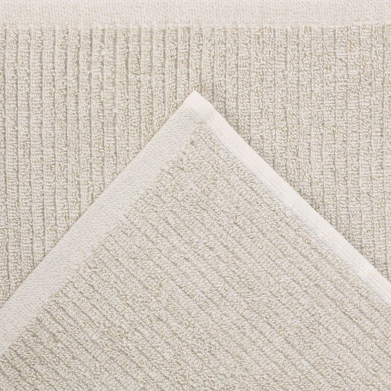 Beige 9-Piece Cotton Blend Towel Set - Soft Medium-Weight Bath Towels