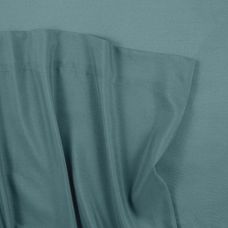 Microfiber Twin Sheet Set - Teal Arctic, Wrinkle-Resistant & Soft