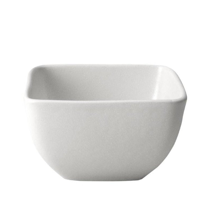 Cream Square Stoneware Cereal Bowl Set - 2 Pack