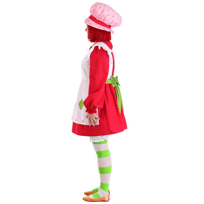 3X Plus Size Strawberry Shortcake Costume for Women - Costume Set