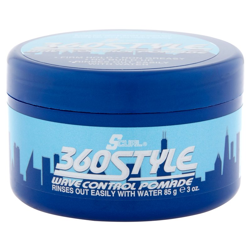 360 Style Wave Control Hair Pomade with Shea Butter - 3 oz