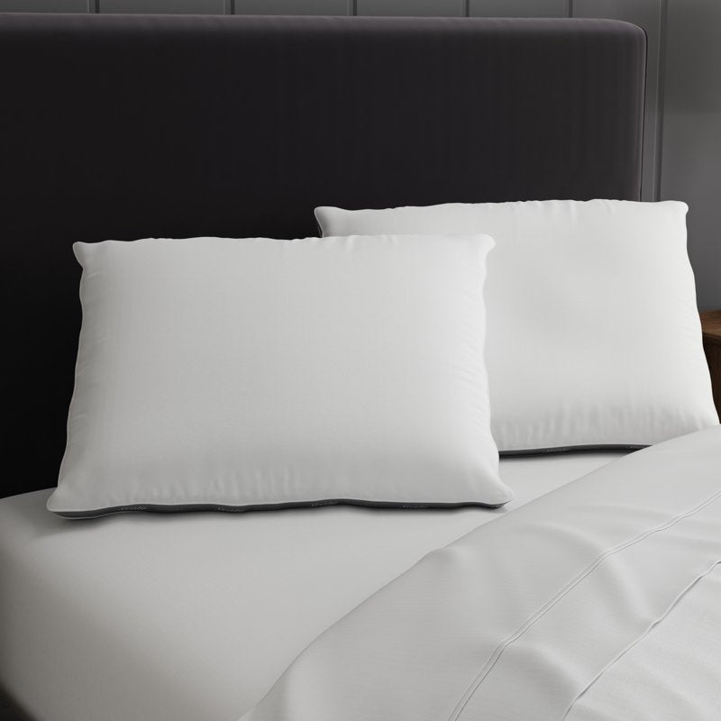 King Sealy Extra Firm Support Foam Core Pillow 2 Pack - Hypoallergenic & Supportive