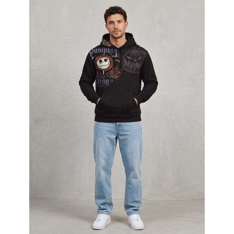 Nightmare Before Christmas Men's & Big Men's Graphic Hoodie - Black Knight 2XL