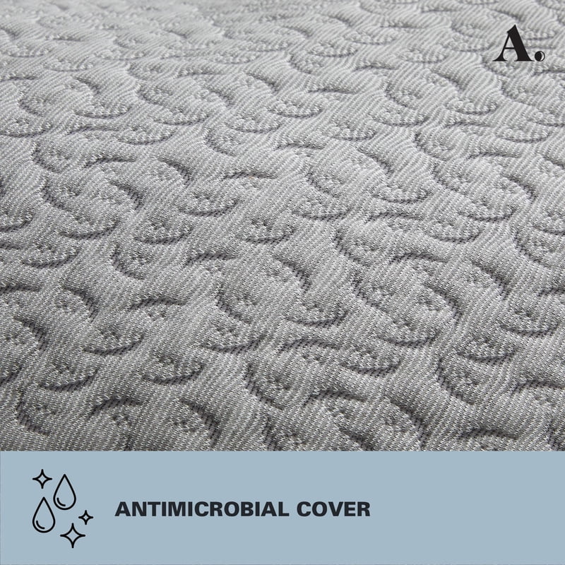 Allswell 8 Pack Oversized Wrap-Around Pillow Gray - Multi-Use Support & Anti-Microbial Cover