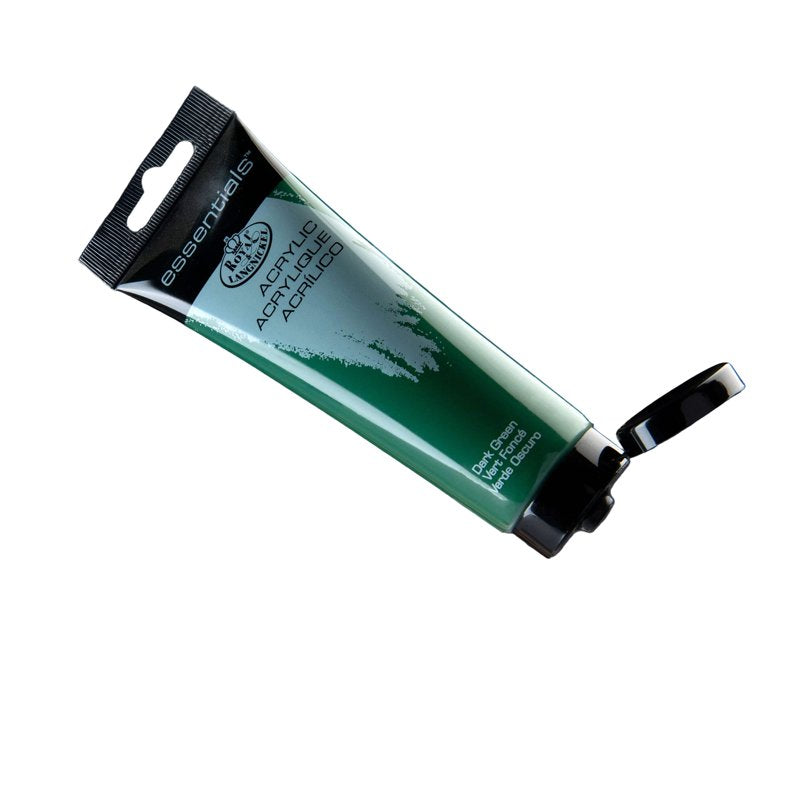 Acrylic Artist Paint - Dark Green, 120ml, Highly Pigmented, Versatile Craft Paint