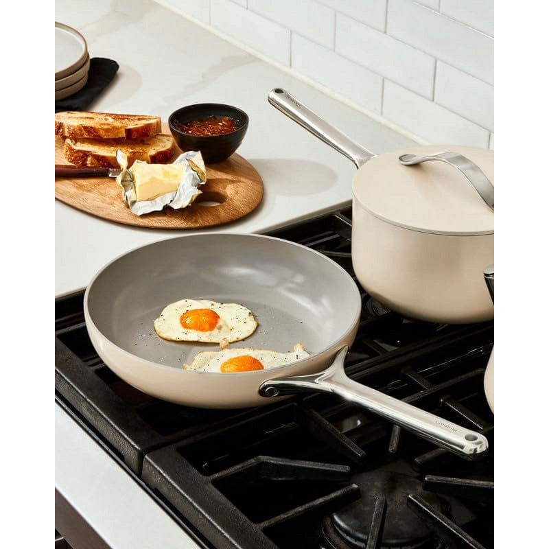 10.5" Gray Ceramic Non-Stick Fry Pan - Effortless Cooking