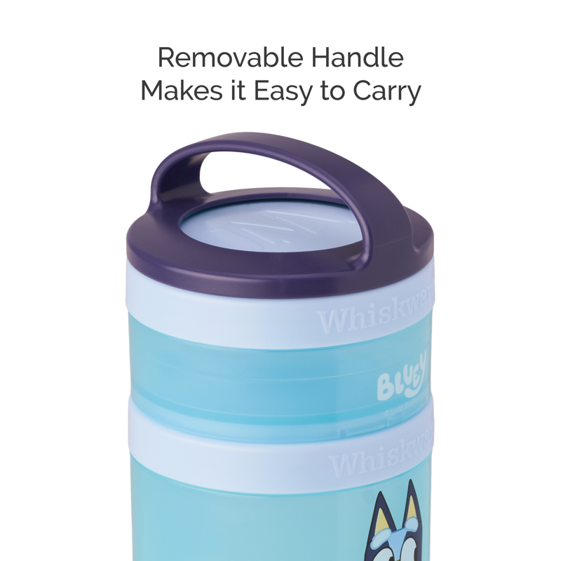 Snack Container Set - 2 Jar Stackable Blue