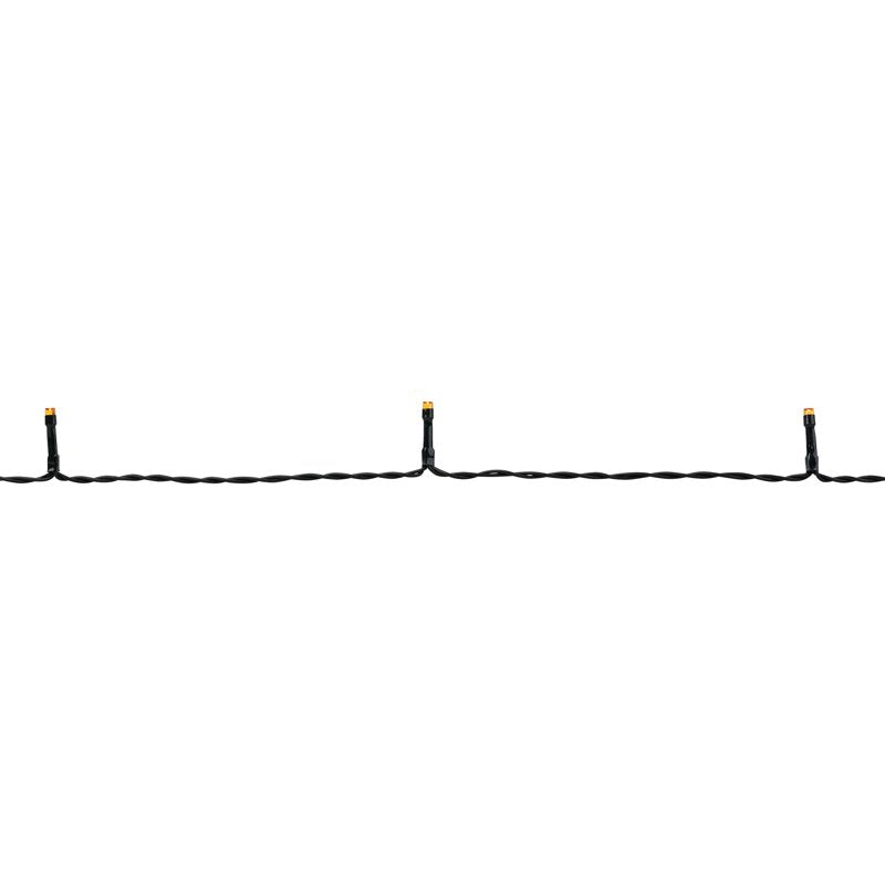 LED Halloween String Lights - 10 Feet Orange Battery-Operated Decor