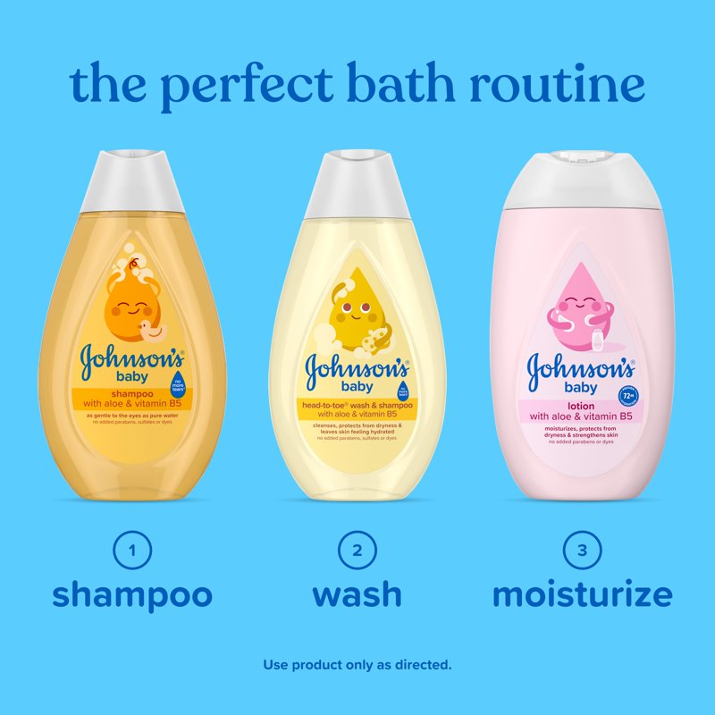 Baby Head-to-Toe 2-in-1 Wash and Shampoo - Hypoallergenic Tear-Free Formula