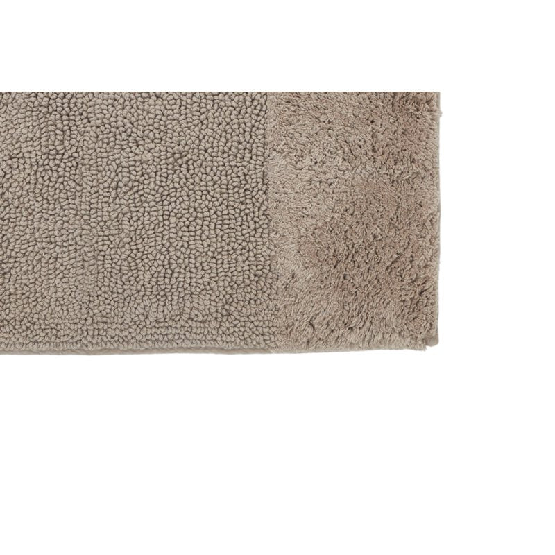 Sand Bathroom Runner Mat 20 x 60 Inches - Cotton Non Slip Water Absorbent Rug