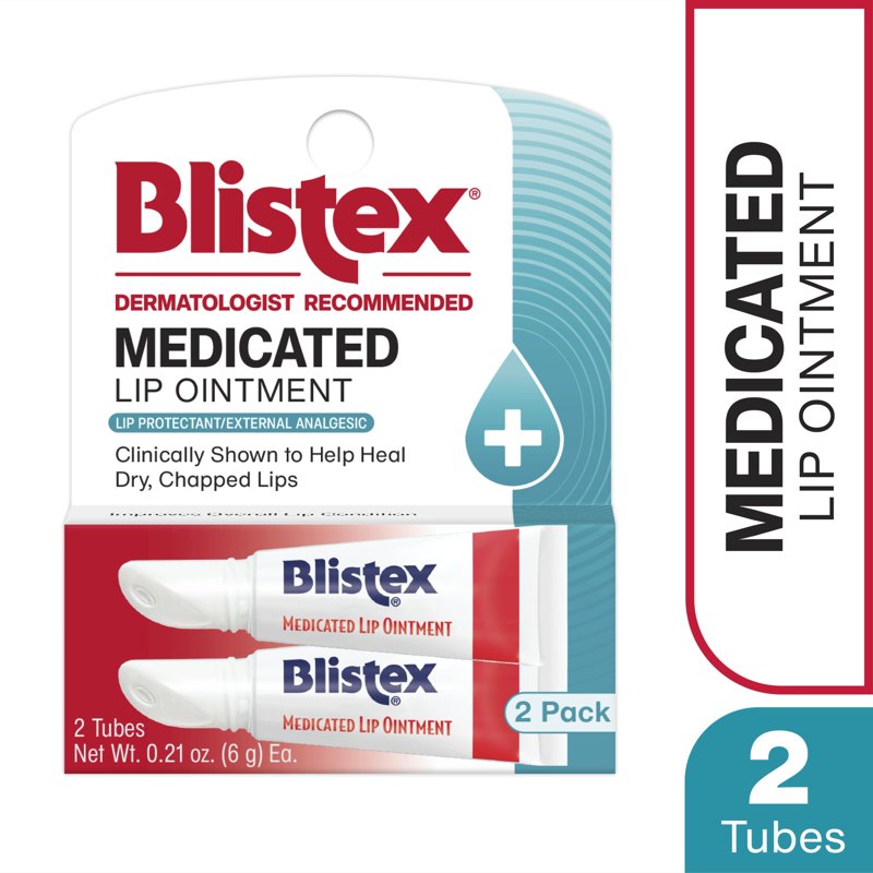 Medicated Lip Ointment for Dry Chapped Lips - Intensive Repair Treatment