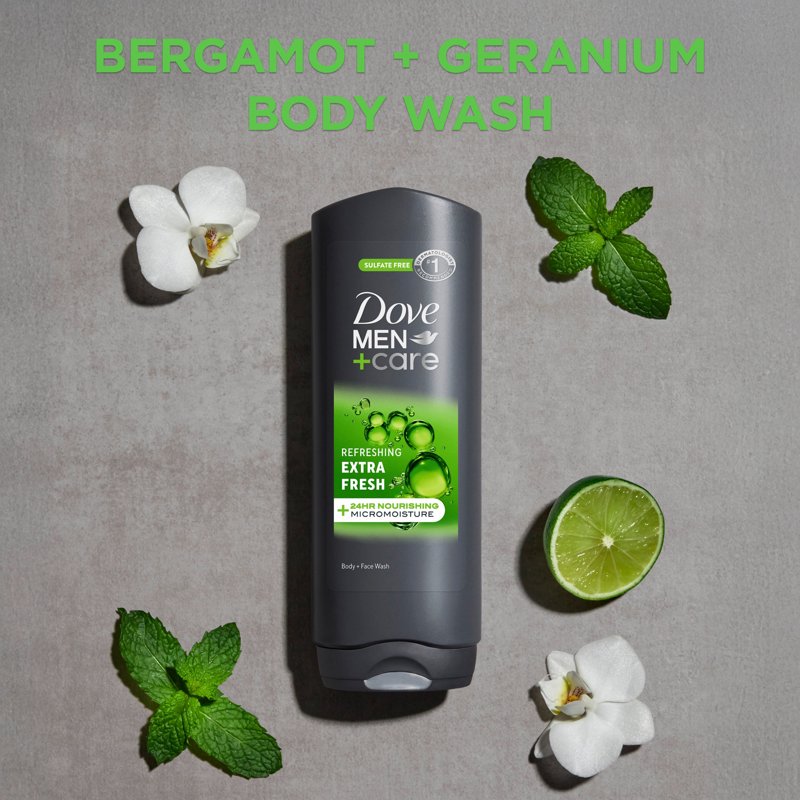 Dove Men+Care Extra Fresh Body Wash - 18 fl oz, 2 Count