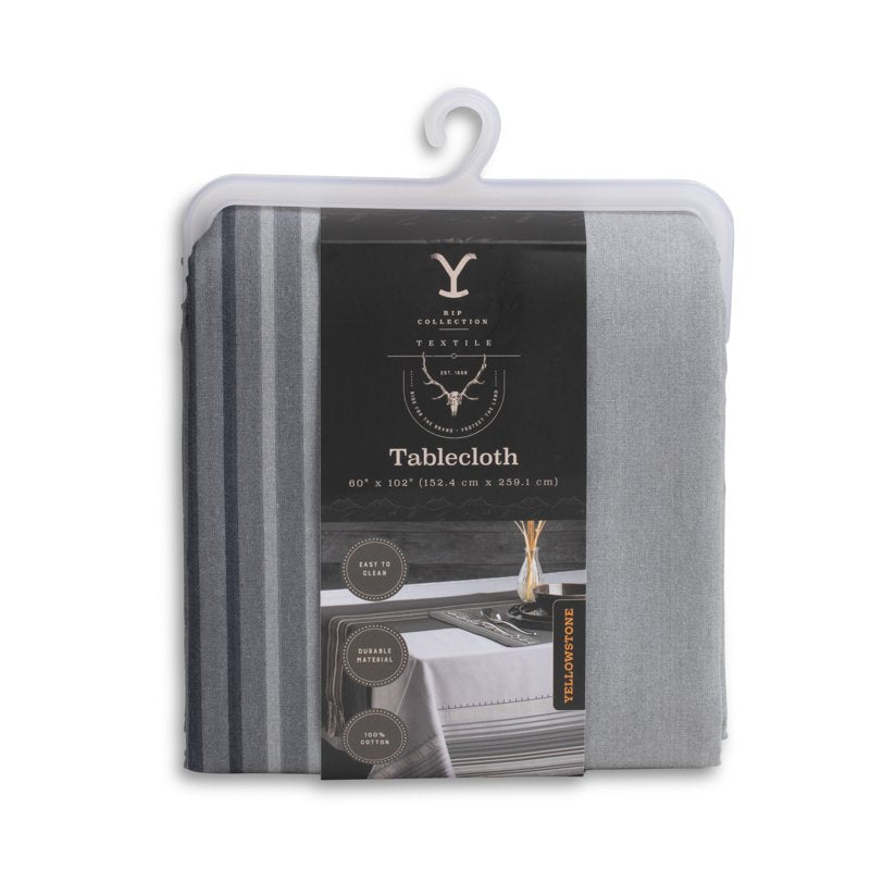 Rectangle Tablecloth 102" - Rip Collection, 100% Cotton