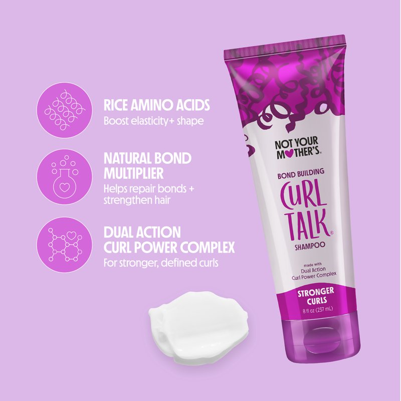 Curl Talk Bond Building Shampoo for Curly Hair - 8 fl oz