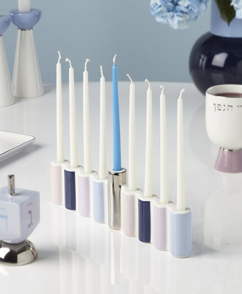 kate spade new york Oak Street Menorah, Traditional Hanukkah, Indoor Decor, Decorations
