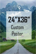 Skiennix Personalized Custom Poster Print - Unframed 24"x36" Canvas - Upload Your Image/Photo