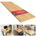 Butcher Block Countertop Table Top - Unfinished Solid Wood Countertop 1.5in Thick Unfinished Surface for DIY Washer Dryer Cutting Board Kitchen - 2.9ft L x 25" W