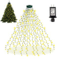 Christmas Tree Lights 400 LED Christmas Lights for Tree, 6.6FT x 16 String 8 Lighting Modes Fairy Tree Light with Timer Memory, IP65 Waterproof Christmas Decorations Indoor and Outdoor,Warm White