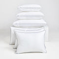 Skiennix Down Alternative Bed Pillows - Medium Support Gusseted Hotel Quality | King Size, Pack of 2