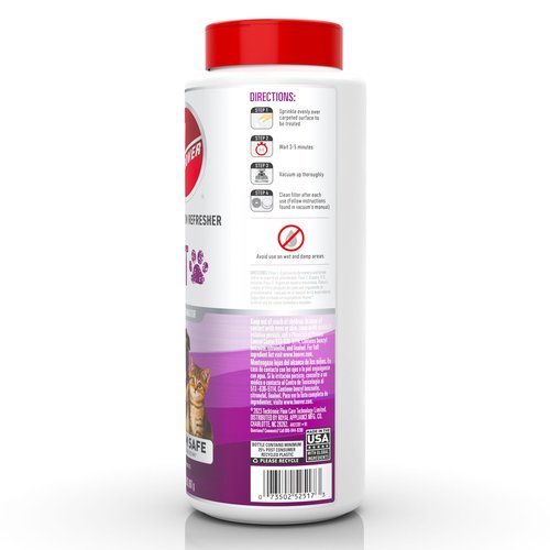 Hoover Pet Carpet and Room Refresher, 32 oz, Carpet Powder, Pet Odor Remover, Mountain Breeze Scent, Vacuum Cleaner Safe, For Use on Carpets, Rugs, Couches & More, For Home Use