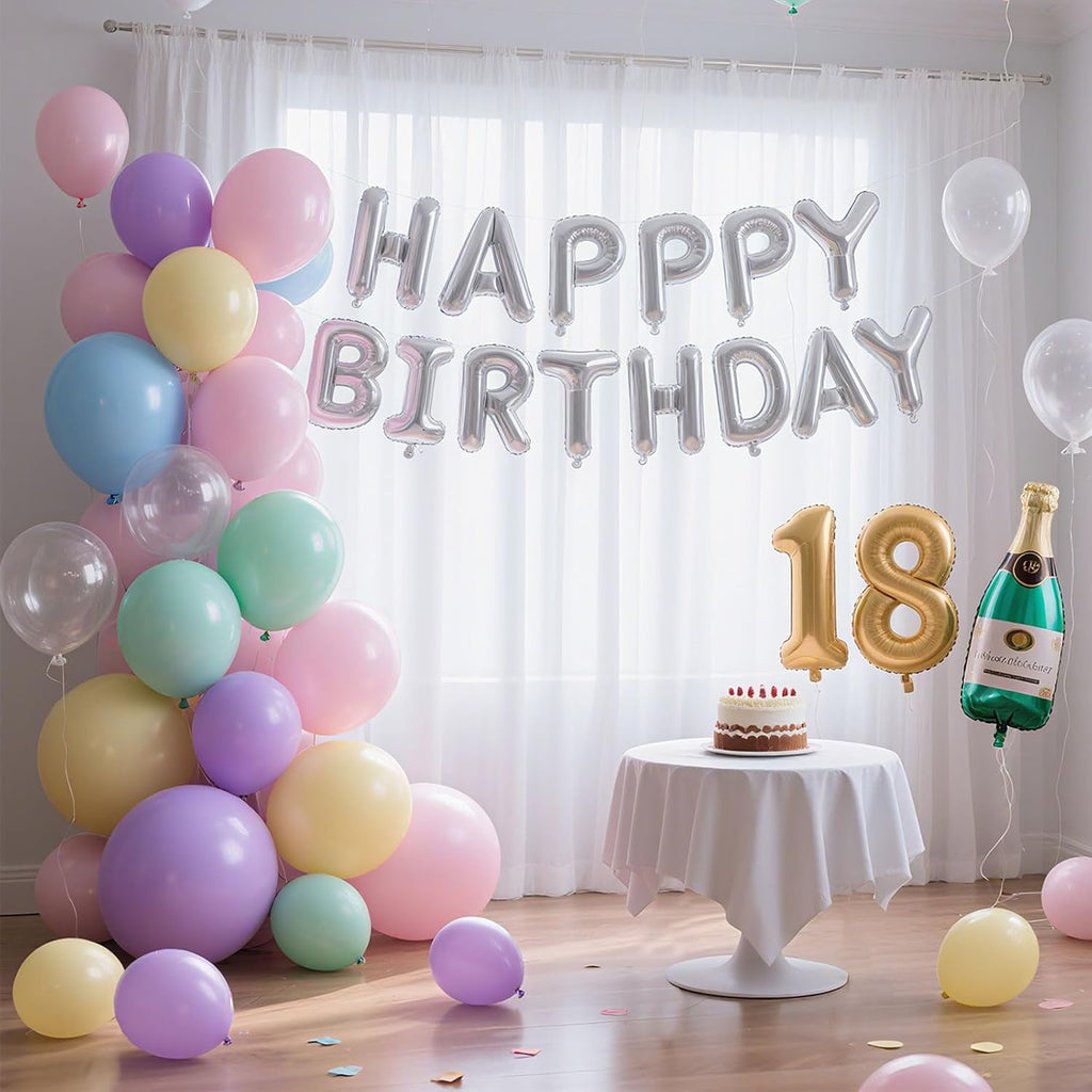 Skiennix 12-Inch Pastel Balloons - 100 Assorted Macaron Latex Party Balloons for Celebrations