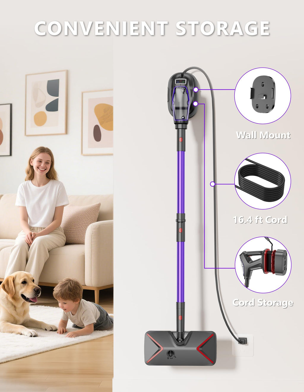 Steam Mop for Floor Cleaning, Heavy Duty All-in-One Steam Cleaner for Home with Detachable Handheld Steamer, for Hardwood, Tile, Walls, Grout, Windows, Furniture and Decks
