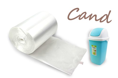 Cand 1.2 Gallon Clear Garbage Bags, Small Trash Bags, 110 Counts