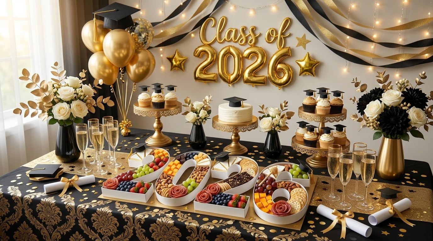 15" Fillable Cardboard Number Charcuterie Board Tray Paper Mache Sweet Cupcake Birthday Box (2026)