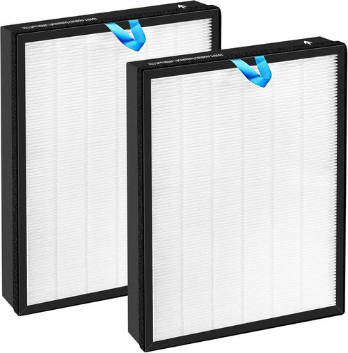 LEVOIT Vital 200S Replacement Filter - 3-in-1 True HEPA & Activated Carbon Filter | 2 Pack, White