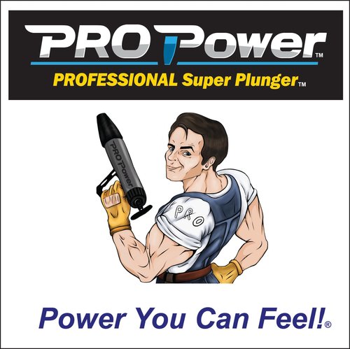 K-CO Innovations PRO Power® Super Plunger® - High Pressure Plunger Utilizing Water Pressure to Clear Clogs - Toilet Plunger Storage Caddy Included - Made in USA by Disabled Veterans