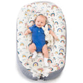 **Baby Lounger | Ultra Soft Organic Cotton Nest for 0-24 Months - Breathable & Portable Design**