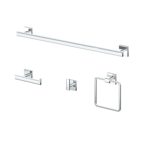 Gatco 4055 Elevate Robe Hook, Chrome, Single Hook (Pack of 2)