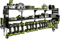 Power Tool Organizer by [Brand Name] - 16 Slots, 3-Tier Wall Mount for Garage & Workshop - Black