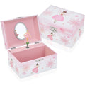 TAOPU Girl's Gift Music Box with Spinning Ballerina,Fairy Design Musical Jewelry Box for Kids Jewel Storage,Toys for Girls