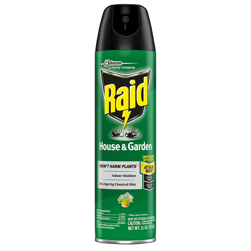 Raid Bug Killer Aerosol - Kills Bugs on Contact | Safe for Indoor & Outdoor Use - 11 Ounce