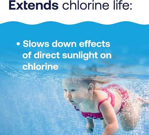 HTH 67061 Pool Care Stabilizer - Extend Chlorine Life & Protect from Sunlight | 4 Lbs