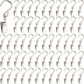 RONYOUNG Stainless Steel S Hooks - 50PCS Hanging Clips for Curtains, Lights, and Crafts | 2.4 Inch Long Silver