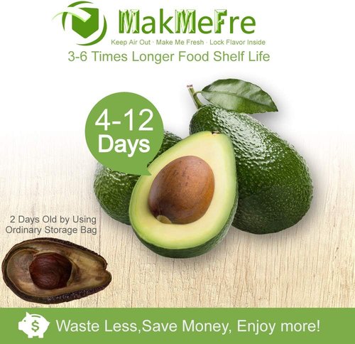 MakMeFre Vacuum Sealer Bags - 6 Pack of 8"x20" & 11"x20" Rolls | BPA Free, Puncture Resistant, Ideal for Sous Vide Cooking