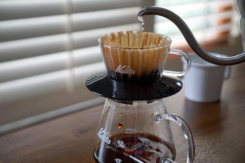 4 X Kalita:Wave Series Wave Filter KWF-155[1-2 Persons] White.100 Pieces 4-Pack Value Set (Total of 400 Sheets) #22213 Japan Import