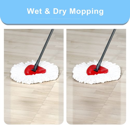 3 Pack Mop Replace Head, Refill Replacements Compatible for O Cedar Spin Mop, Only for 1-Tank System - Fluffy Microfiber Ocedar mops Head Replacements for Cleaning Floor