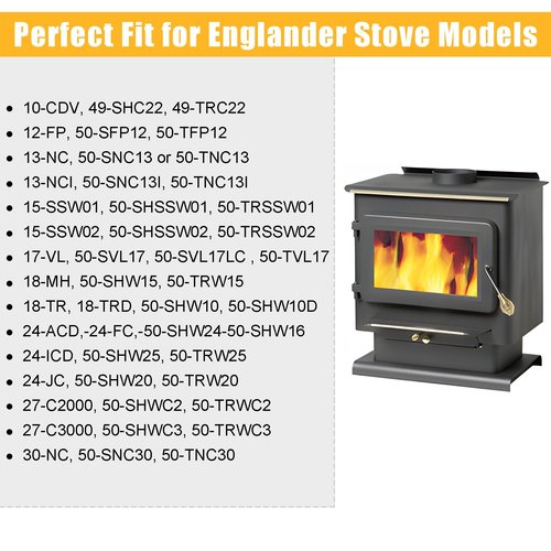 Aibabcue AC-16 Wood Stove Convection Blower for Englander Stove, Room Air Blower Replacement for Englander 30-NC, 17-VL, 10-CDV, 13-NC Pellet & Wood Stoves