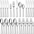 Stapava 20-Piece Silverware Set | Food-Grade Stainless Steel Flatware for 4 | Mirror Polished & Dishwasher Safe