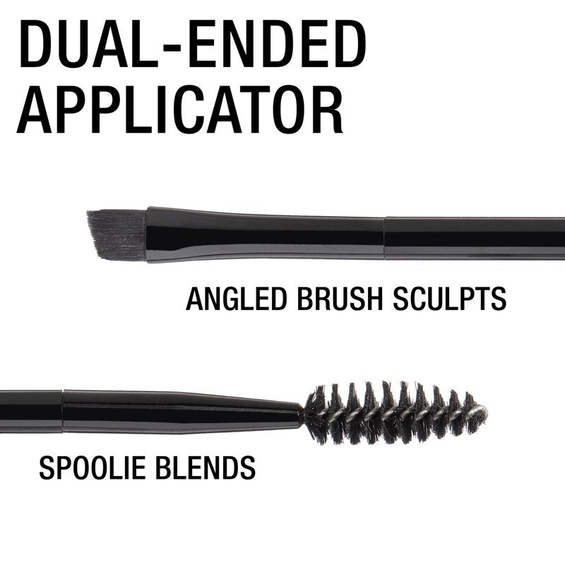 Long-Lasting Eyebrow Pomade with Dual-Ended Sculpting Brush and Spoolie