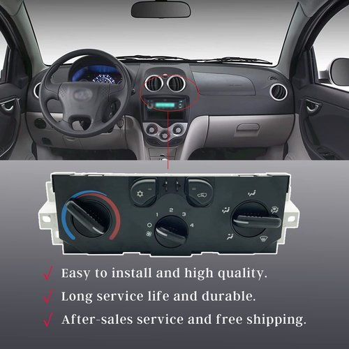 Forwinparts HVAC Heater Climate Control Module Air Conditioning Control Switch Panel for 2004-2012 Chevy Colorado GMC Canyon Replaces# 25841856 15113185 15238515 15858833 15-73870