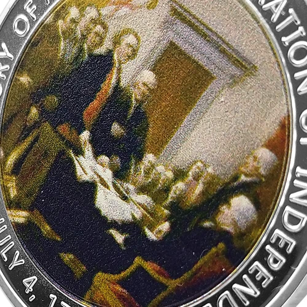 US Military Challenge Coin - 1776 Declaration of Independence Commemorative Edition