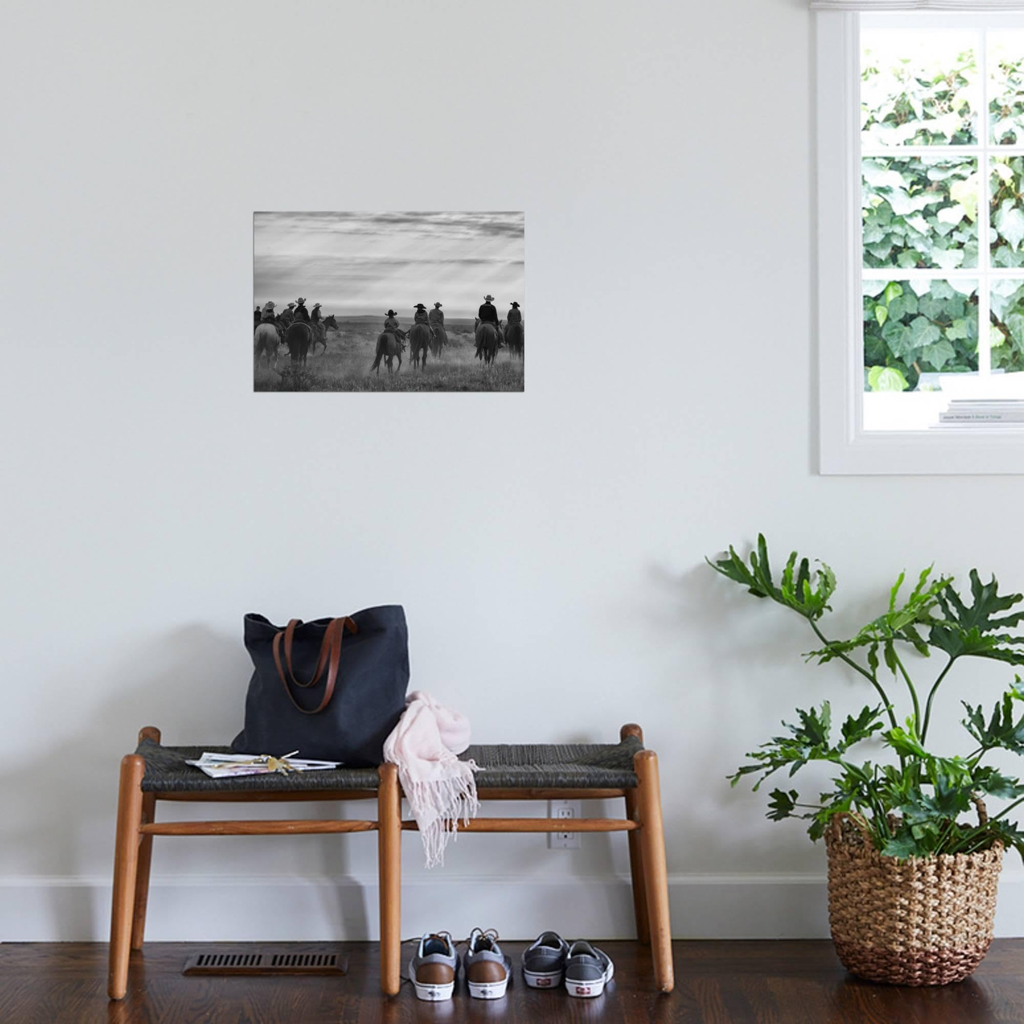Art.com Wall Art Prints Riding Out by Dan Ballard, Animals Decor, 24" x 16"