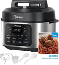 Midea WideMax 12-in-1 Electric Pressure Cooker - 6.5 Quart, Multi-Functional with 12 Presets